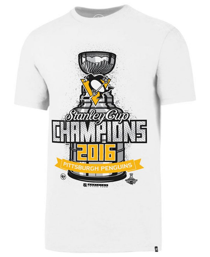 '47 Brand Pittsburgh Penguins NHL Men's Stanley Cup Champ Locker Room T ...
