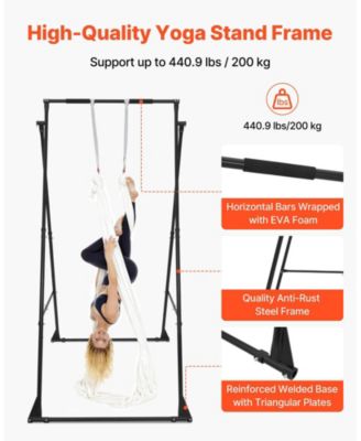 Yoga Stand Frame 440 lbs Triangular Rig with Hammock
