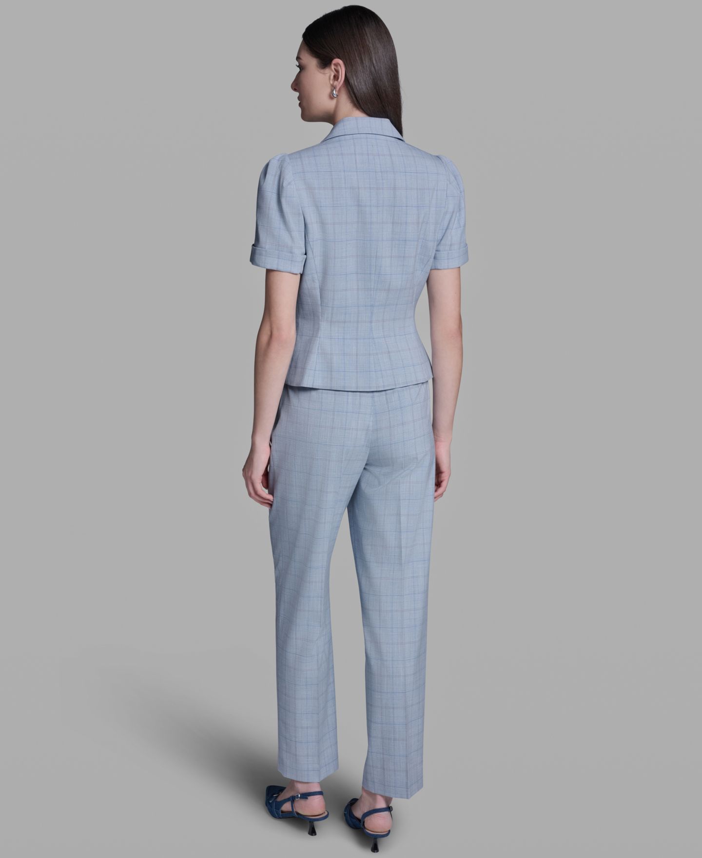 Женский пиджак BCBG Notch Collar Blazer, цвет: Светлый разноцветный — фото 5