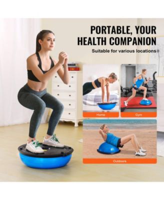 Half Balance Ball Trainer 660 lbs with Foot Pump