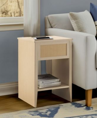 Lennox 23.75" Wood Square Accent Table