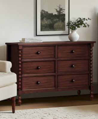 Beckett 46" Wood 6-Drawer Dresser