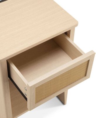 Lennox 23.75" Wood Square Accent Table