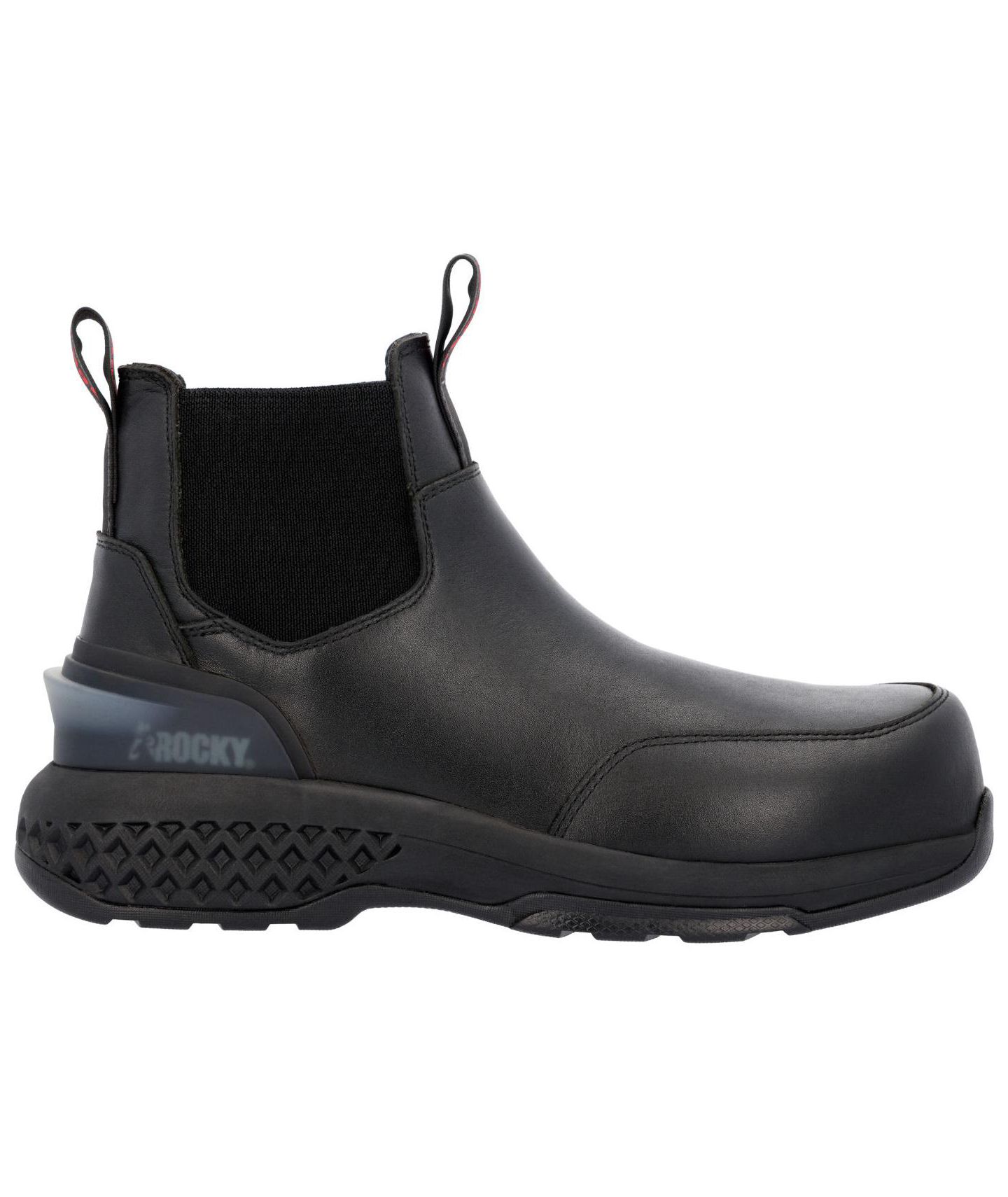 Мужские ботинки ROCKY Code Station Slip-On Composite Toe Boot, цвет: Чёрный — фото 4