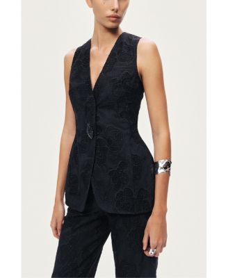 Women's Textured Tailored Vest