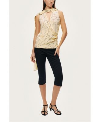 Women's Shawl Detail Blouse