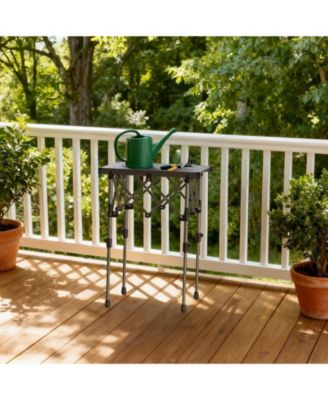 Folding Camping Table Aluminum Roll Top Adjustable Height Camping Outdoor Recreation Gear