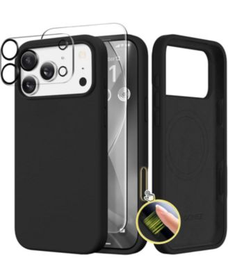 Magnetic for iPhone 17 Pro Max Case, Compatible with MagSafe, Liquid Silicone Anti-Scratch Shockproof Protective Phone Case