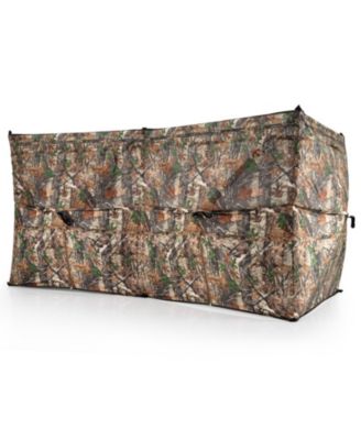 See-Through Pop-Up Hunting Blind with Dog Door for 1-3 People