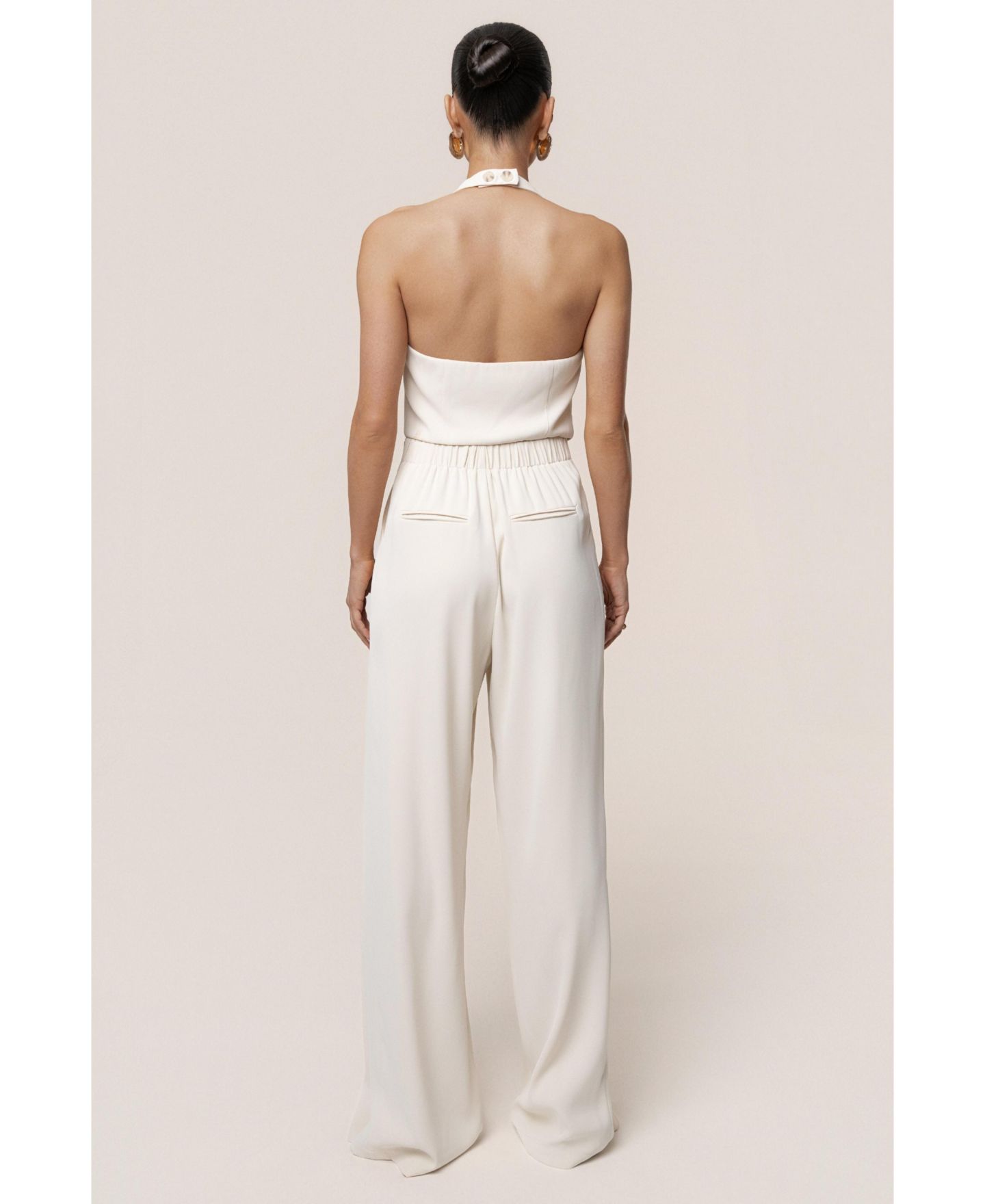 Женский жилет JLUXLABEL Signature Elegance, цвет: Слоновая кость — фото 9