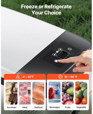 16 Quart Portable Car Freezer with App Control 60W for Camping