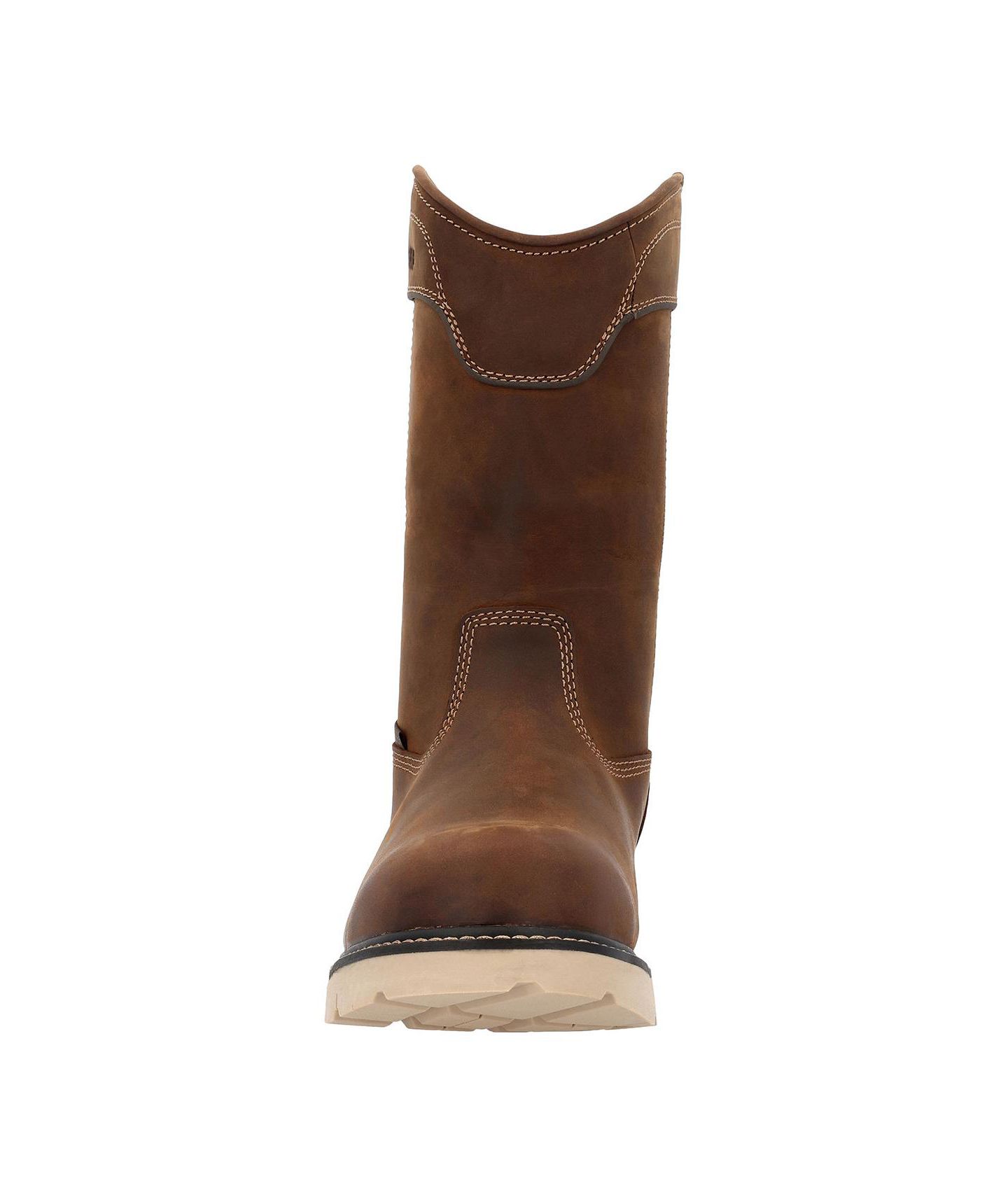 Мужские ботинки GEORGIA BOOT Carbon Flex Wedge 11inch Pull On Waterproof Work Boot, цвет: Коричневый — фото 5