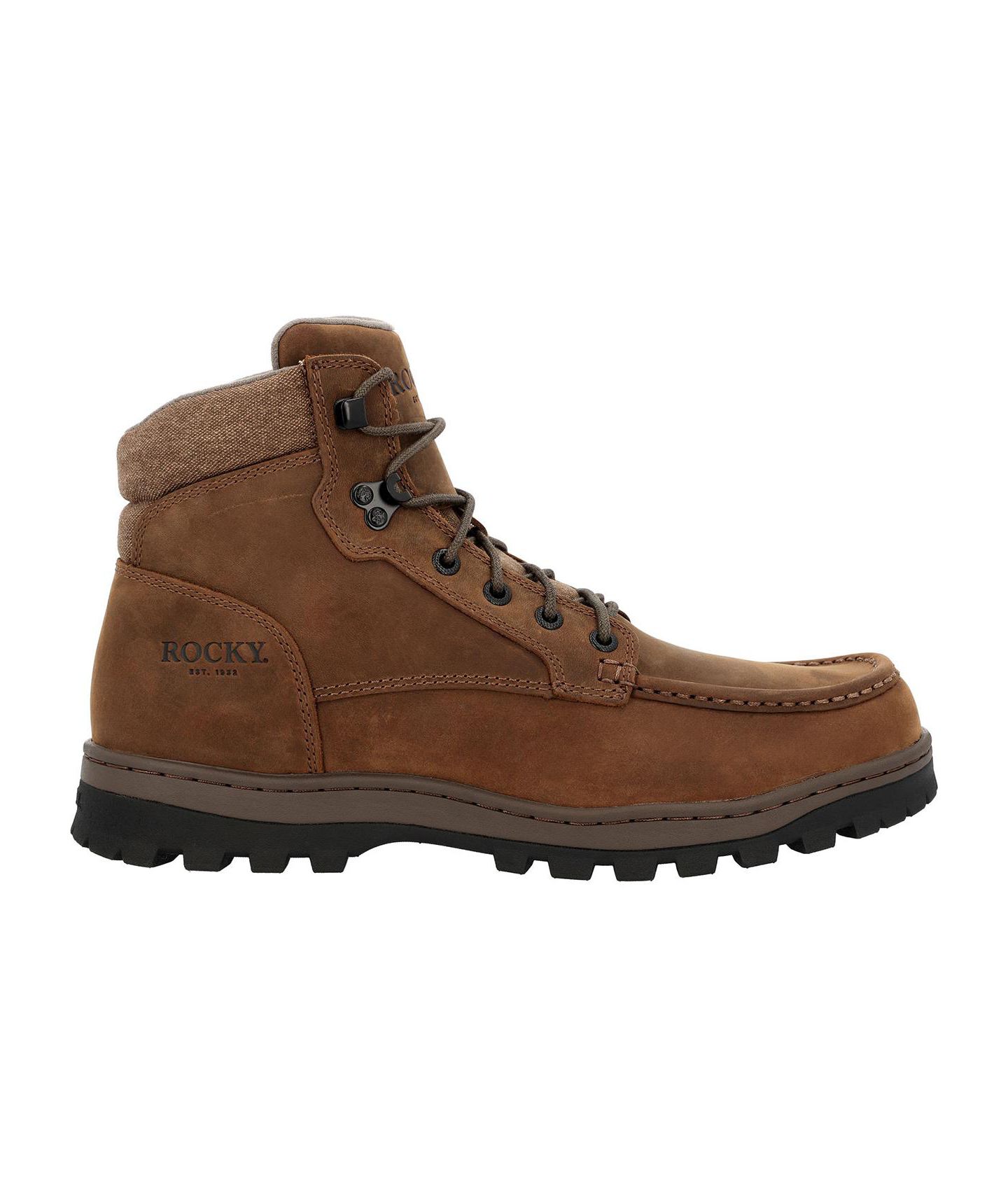 Мужские ботинки ROCKY Outback LTE Moc Toe Hiker Outdoor Boot, цвет: Коричневый — фото 3