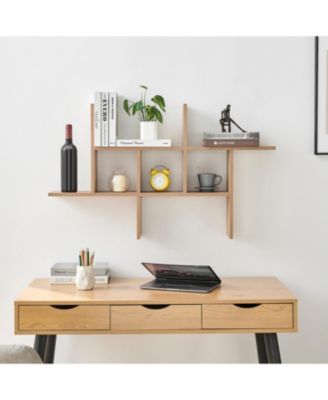 4-Tier Bracket Wall Shelf