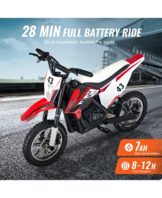 36V Kids Electric Ride On Motorcycle, 15.5 Mph, Ages 14