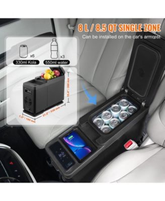 8 Liter Car Armrest Refrigerator 12V Portable Single Zone Freezer