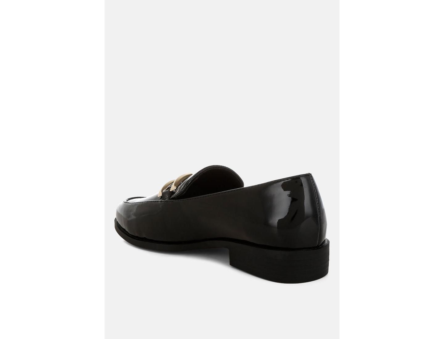 Женские туфли London Rag Revanta Patent Faux Leather, цвет: Чёрный лаковая искусственная кожа — фото 8