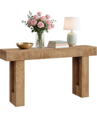 Console Tables for Entryway, Narrow Wooden Sofa Table Behind Couch, Farmhouse Style, Perfect for Entrance, Living Room, Easy Assembly