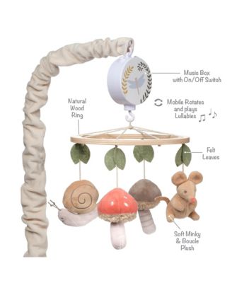 Mushroom Meadow Musical Baby Crib Mobile Soother Toy