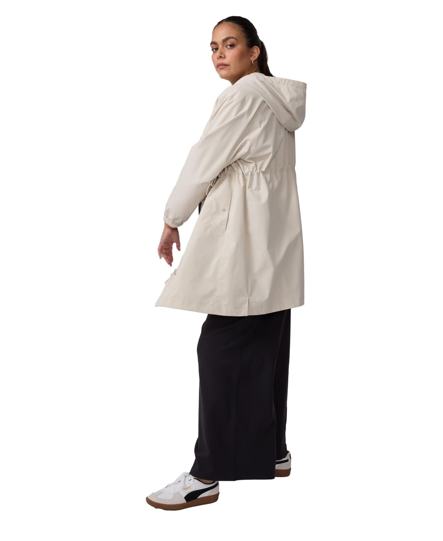 Женские куртки Maternity Ingrid + Isabel Long Anorak, цвет: Серо-бежевый — фото 3