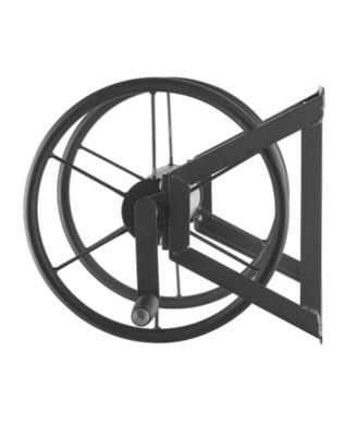 Wall Mounted Hose Reel Holds 200 ft 5/8 in Hose Steel Space Saving