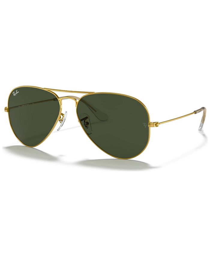 Ray-Ban Sunglasses, RB3025 58 AVIATOR CLASSIC & Reviews - Sunglasses by  Sunglass Hut - Men - Macy's