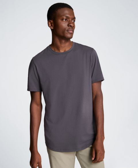 Мужская футболка Kenneth Cole Crewneck Short-Sleeve, цвет: Угольный