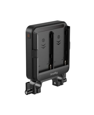 Hot-Swap UPS Adapter Plate with 15mm Dual Rod Clamp for NP-F Type Batteries