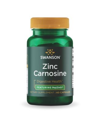 Zinc Carnosine (PepZin GI), Gastric Health and Digestive Support, Microbial Balance in Stomach 60 Capsules