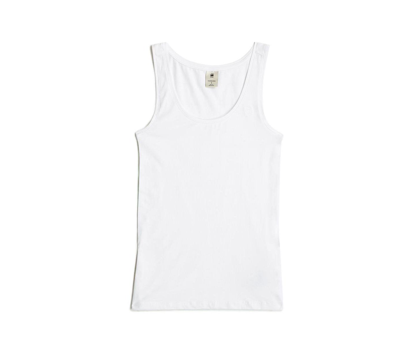 Женский топ G-Star Base Tanktop, цвет: Белый — фото 4