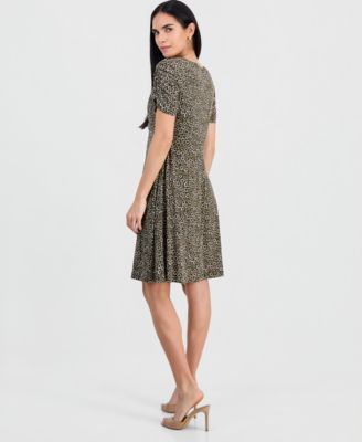 macy's dresses knee length White Mark Plus Fit and Flare Knee Length Dress