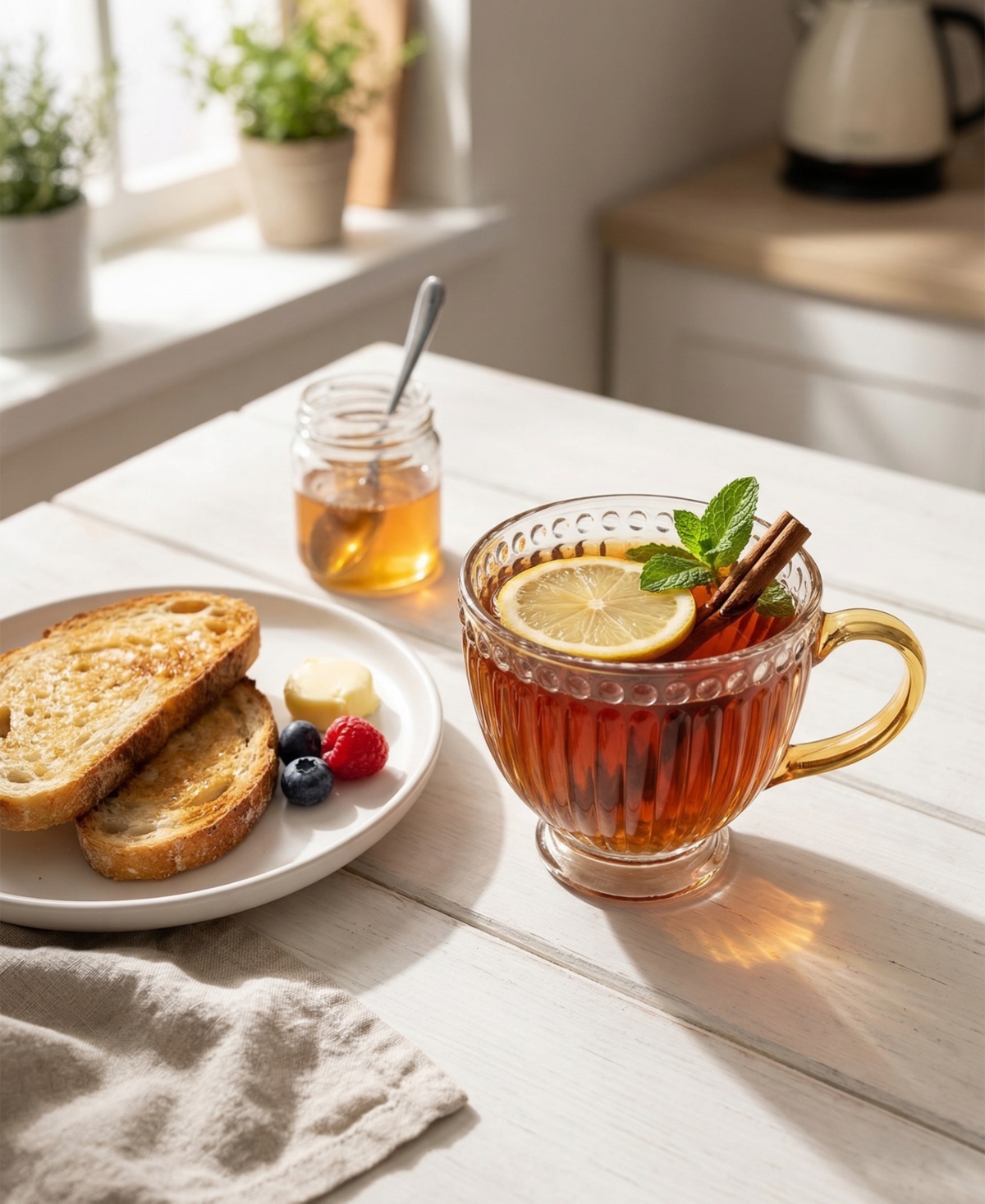 Godinger Triumph Oversized Coffee Mugs, Set of 4
