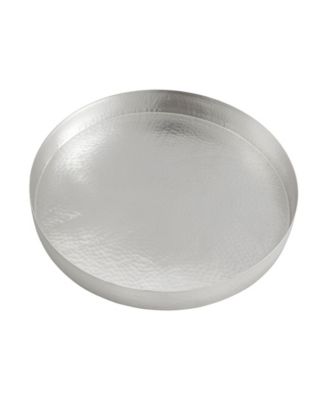 Temari Hammered 13" Round Serving Tray