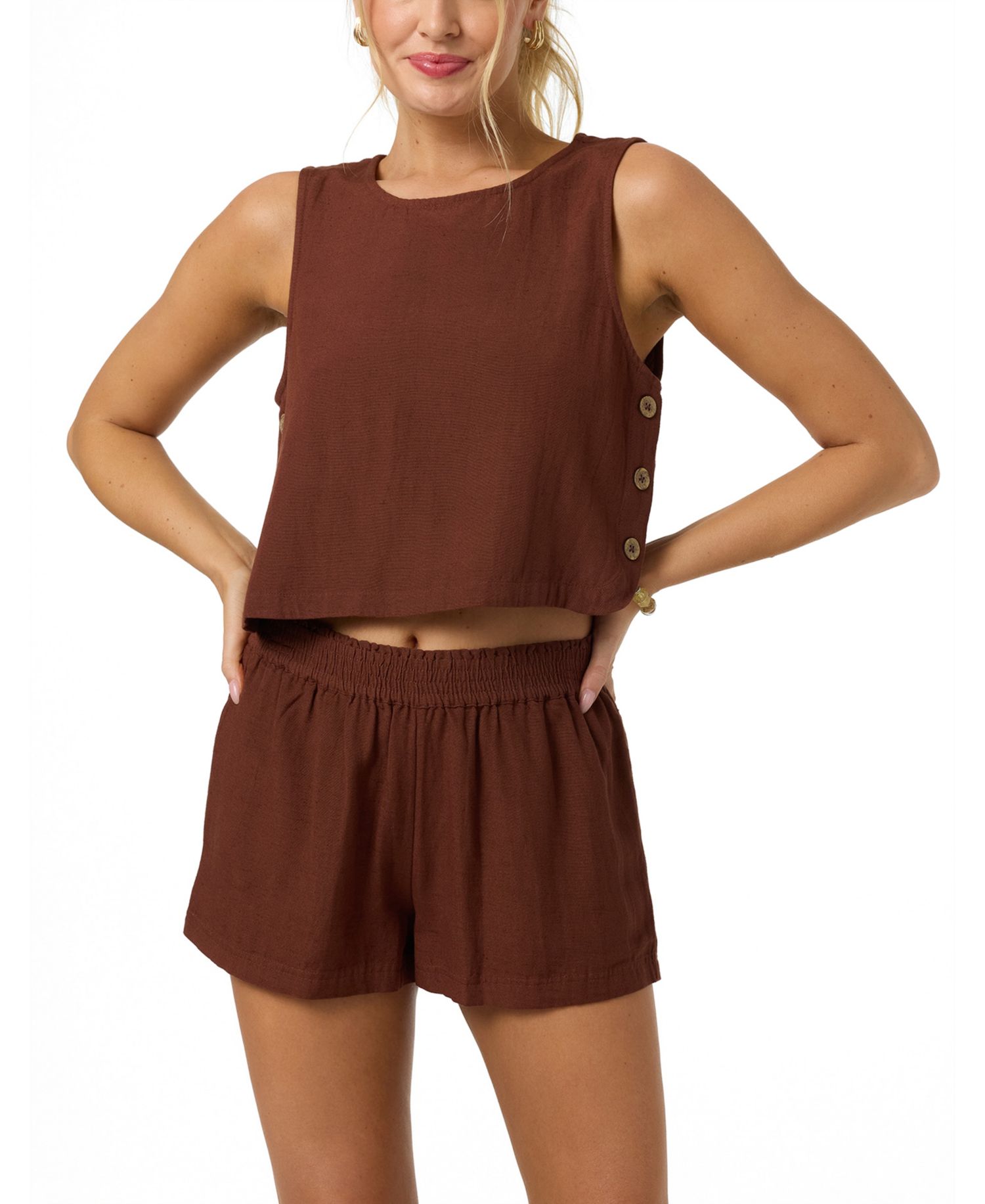 Women's Smocked Waistband Pull-On Shorts