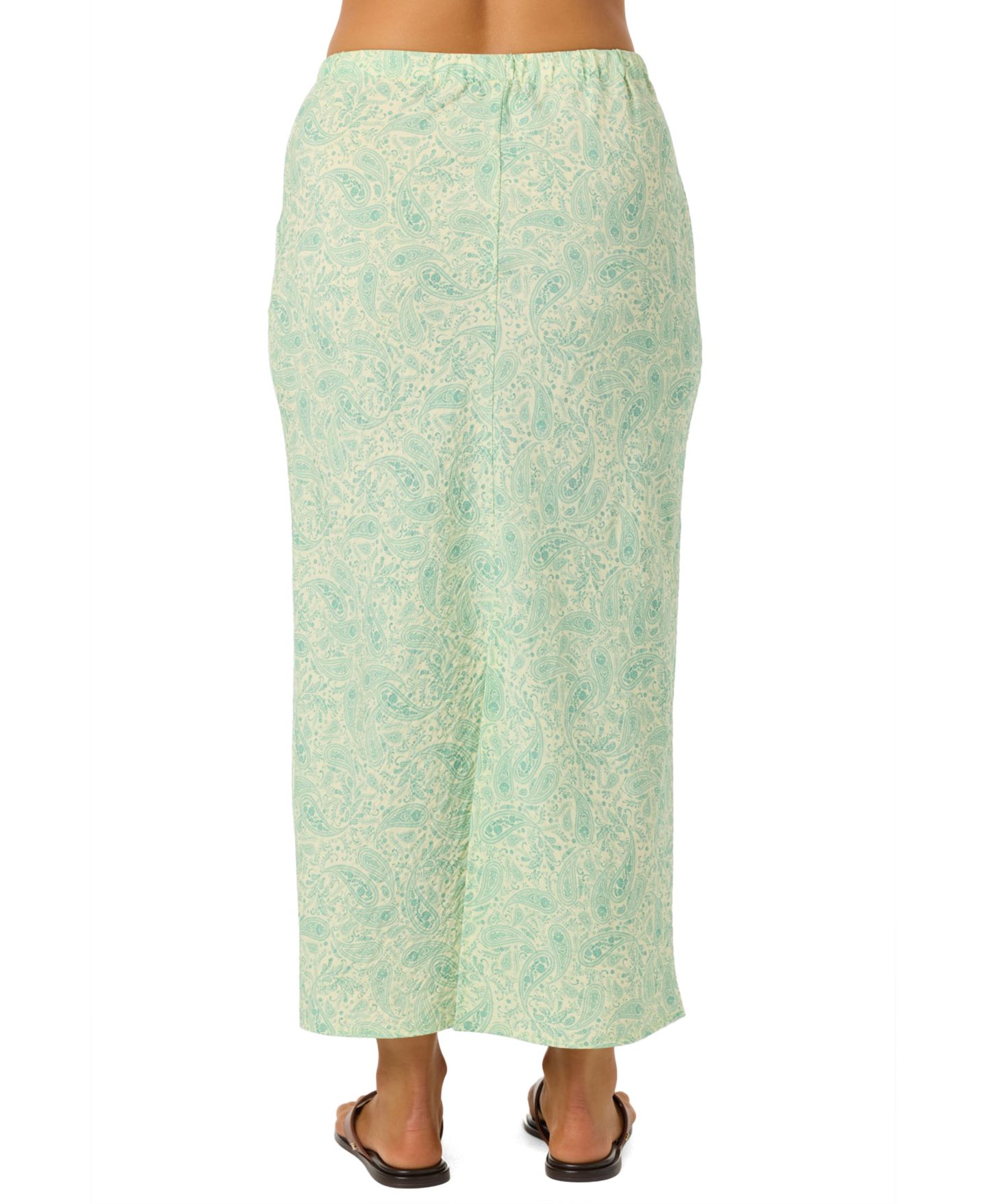Женская юбка O'Neill Kavali Paisley Print Midi, цвет: Citron — фото 4