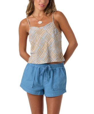 Juniors' Relaxed Woven Shorts