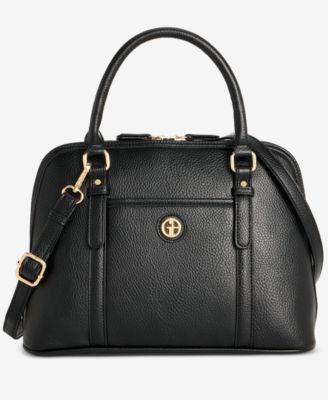 Pebble Detailed Dome Satchel
