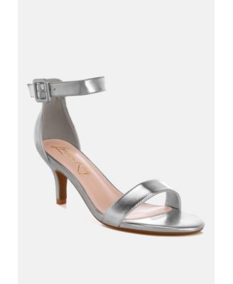 Women's Yuti Glossy Kitten Heel Sandals