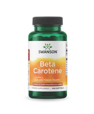 BetaCarotene Vitamin A 25000 IU Skin Eye Immune System Health Antioxidant Support 7500 mcg 300 Softgels Count