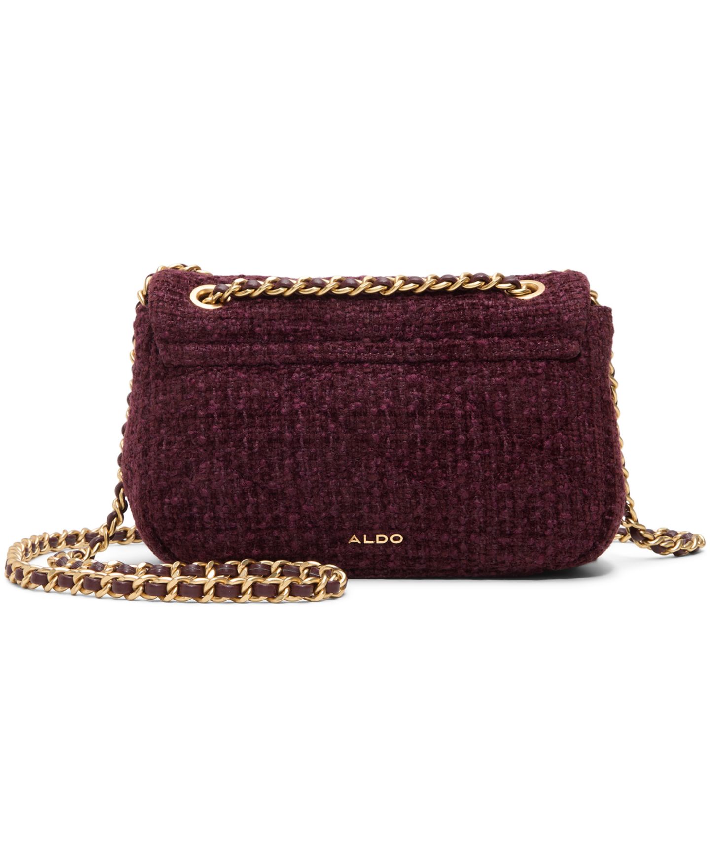 Женская сумка ALDO Bellaglamm Mini Crossbody, цвет: Mix Mat Bordo — фото 2