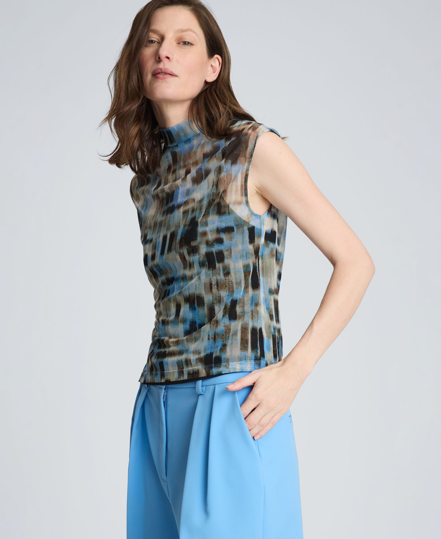 Women's High-Rise Pleated Shorts