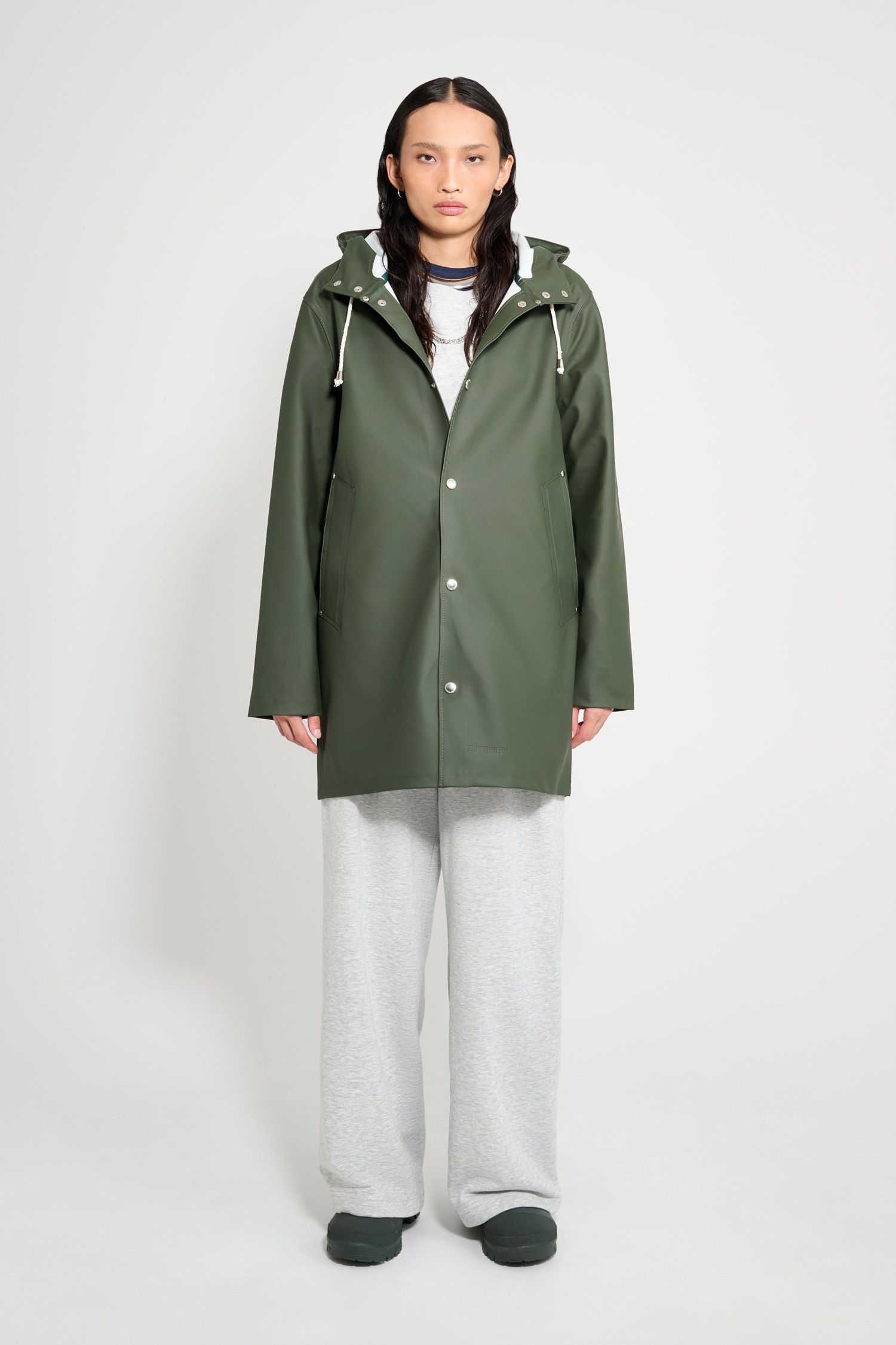 Women's Stockholm Long Sleeve Hooded Raincoat