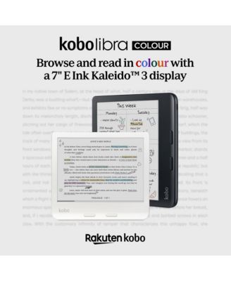 Libra Colour eReader with Sand Notebook SleepCover Case Bundle