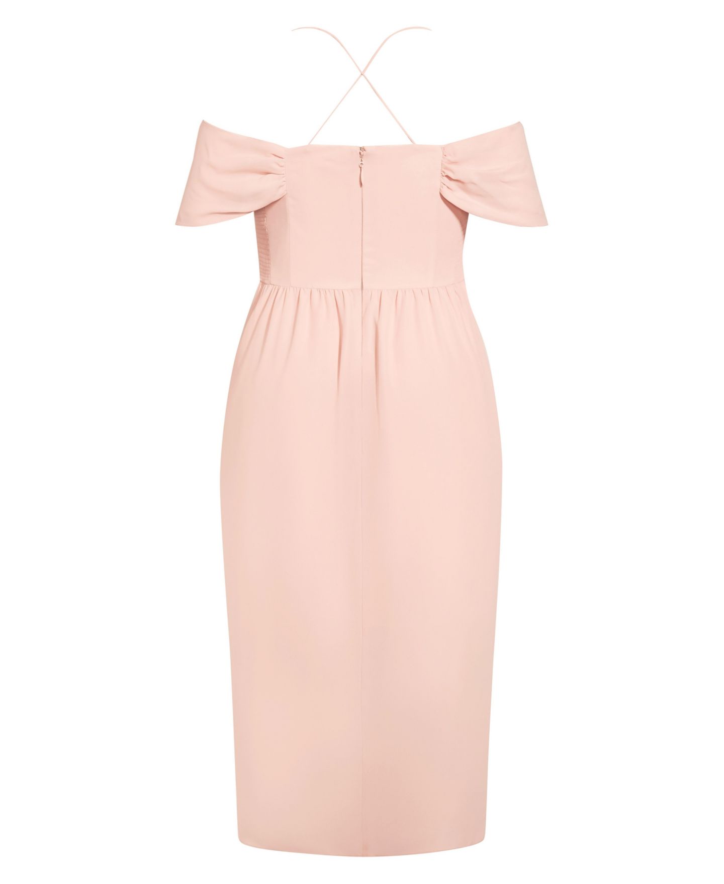 Женское платье CITY CHIC Entwine Maxi, цвет: Розовый — фото 6