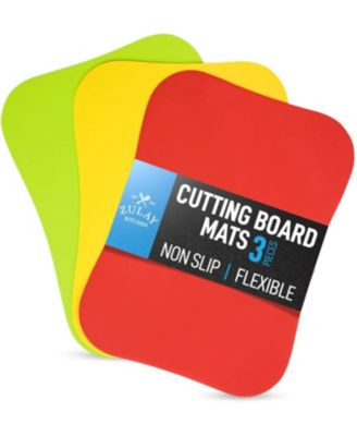 Thick & Durable Non-Slip Flexible Cutting Board Set (3 Piece)