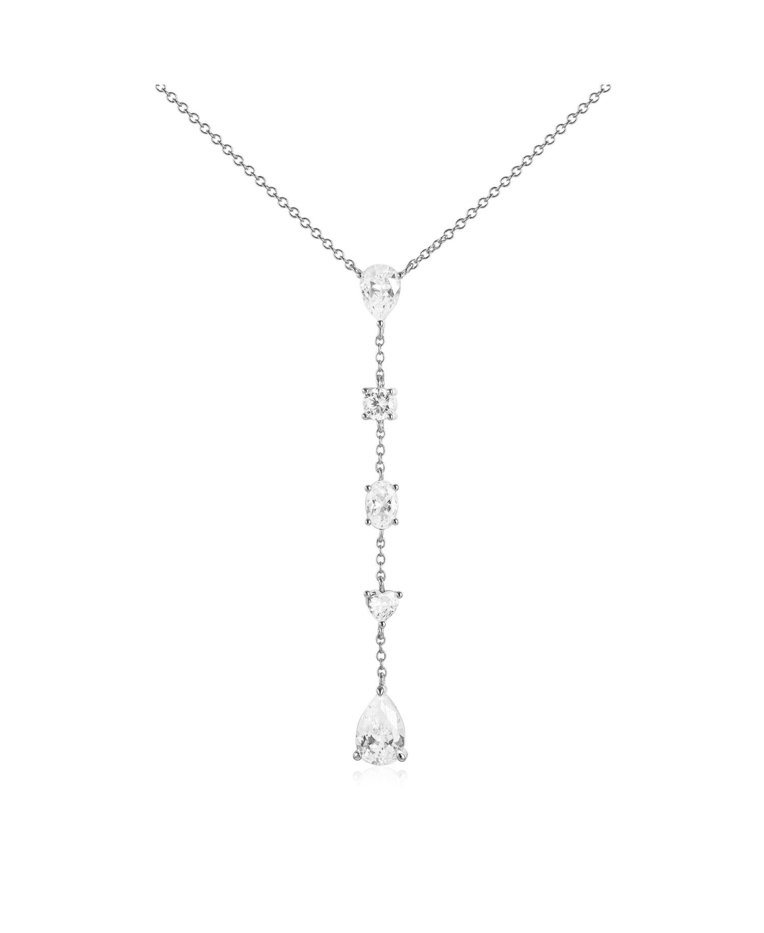 Lunar Crystal Drop Pendant