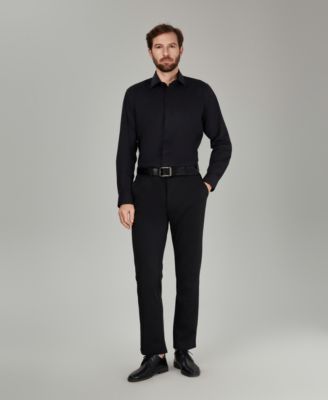 Men's Black No Iron Dress Shirts | Macy's