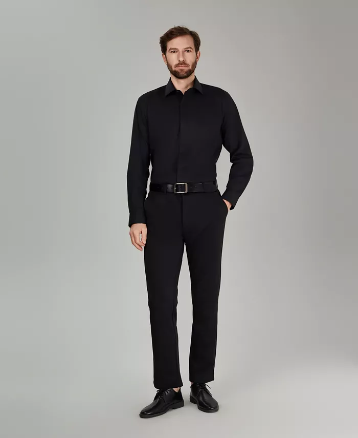 Men's No Iron Formal Solid Dress Shirt - thumbnail 10
