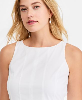 white tank top midi dress Tank White Dresses