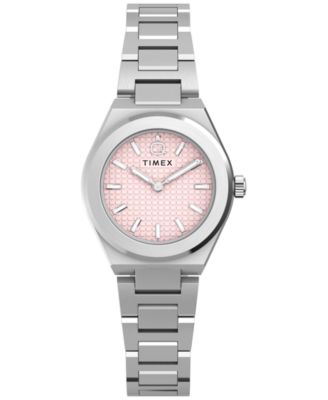 Women's Quartz Analog Silver-Tone Stainless Steel Watch 24 mm